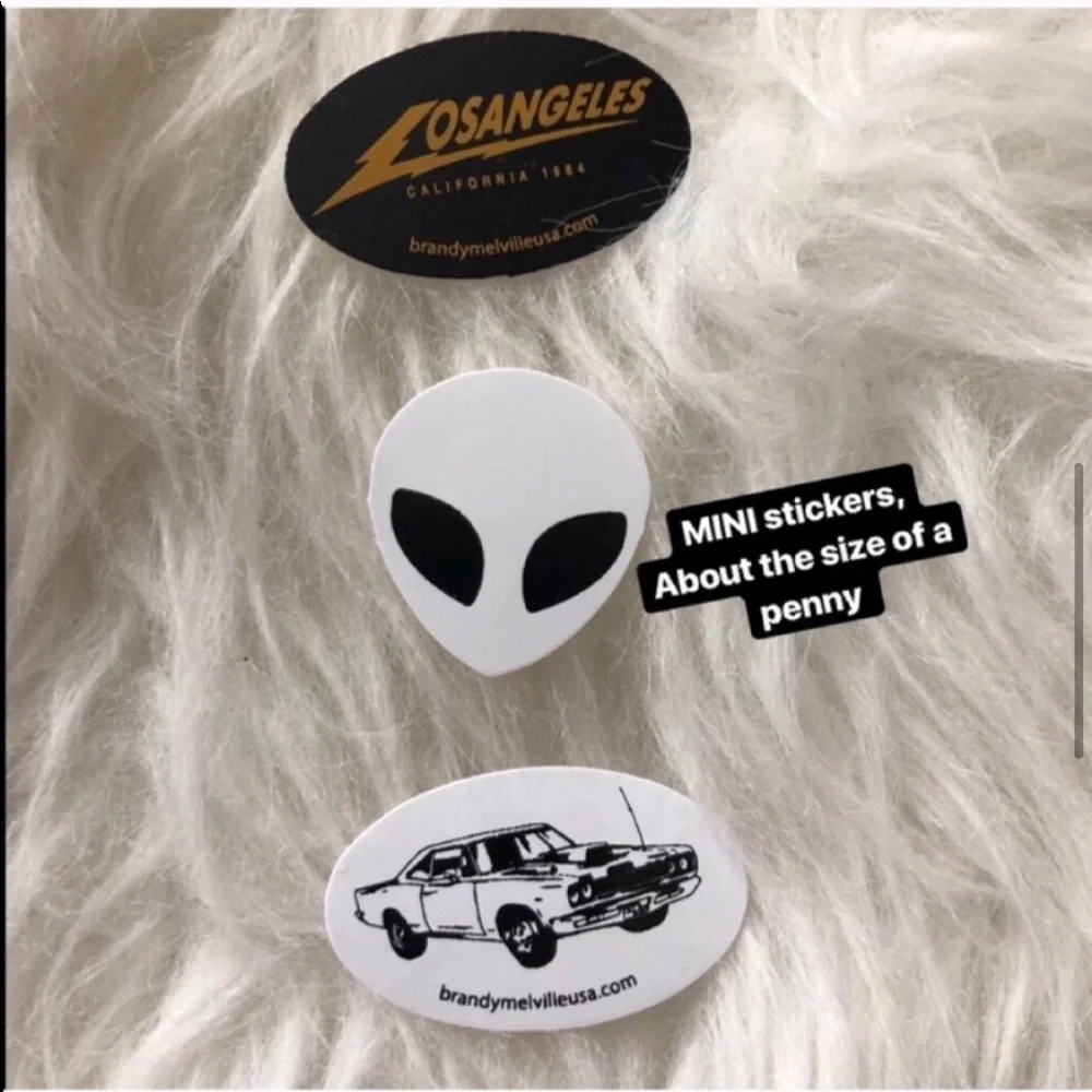 BRANDY MELVILLE STICKERS VSCO Laptop phone case cute y2k 2000’s bundle rare cute - Picture 6 of 11